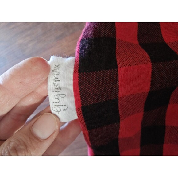 Gigi And Max Christmas Thick Romper Gingam Red 24m Hooded Winter - Picture 5 of 5